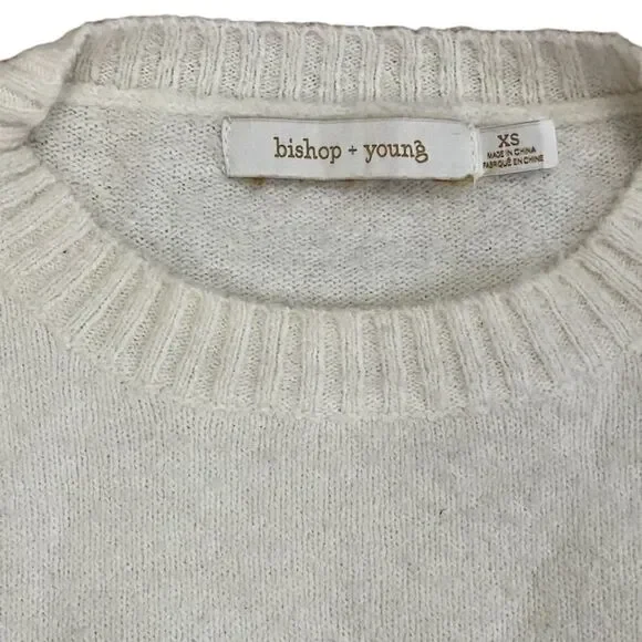 Bishop + Young Makenzie Fringe Pullover Sweater Oversized Size XS. Will fit S - Picture 3 of 5